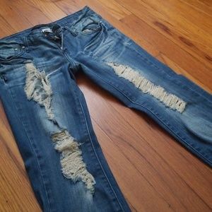 Urban behavior destroyed jeans size 0 regular